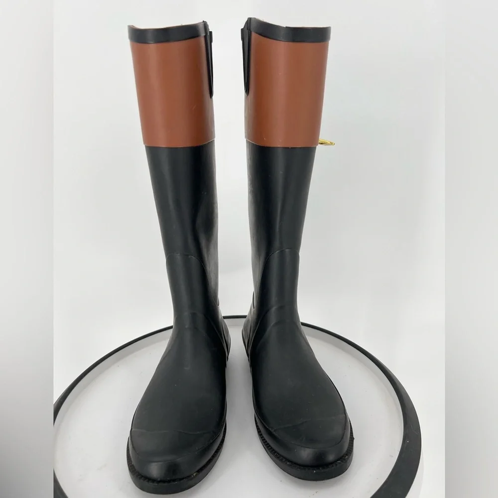 TOMMY HILFIGER‎  VIKTORIA EQUESTRIAN STYLE RAIN BOOTS